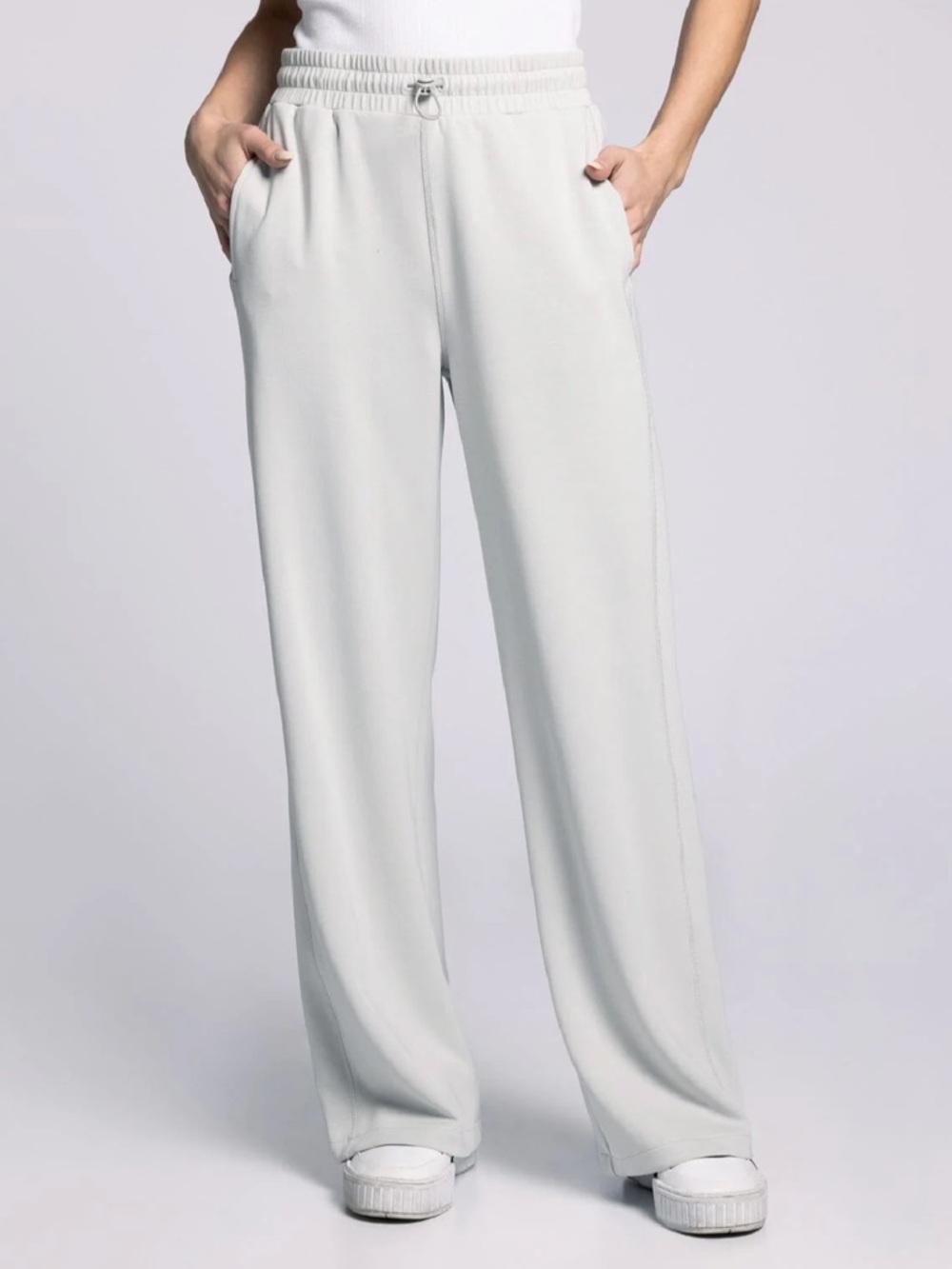 New w tags. Thread and Supply Recreation modal pants silver grey. Bridget